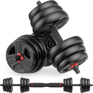 Adjustable Dumbbells, 20lbs Dumbbells